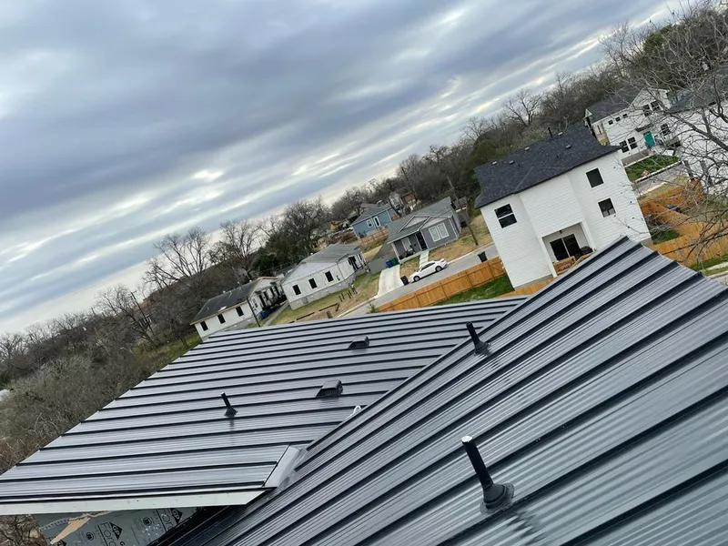 Standing seam metal roof panels with vents for Skylight Repair in The Acreage